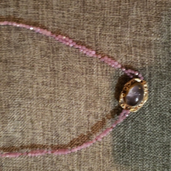 Star ruby and natural ruby necklace brass and sterling 😍 - Picture 1 of 7